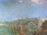 Vincent Van Gogh The Seine Bridge at Asnieres (nn04) china oil painting artist